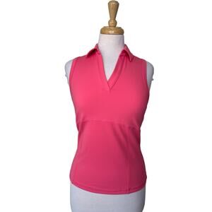 LOLE Step Up Polo Sunset Coral Size XS